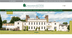 Desktop Screenshot of haughtonhall.com